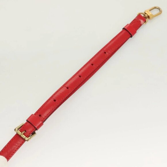 LOUIS VUITTON Epi Adjustable Shoulder Strap 36.6""-43.3"" Red LV Auth 115298 - Picture 7 of 7